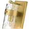 Z-Lite Fontaine 1 Light Vanity, Rubbed Brass & Clear 3035-1V-RB - alternate 5